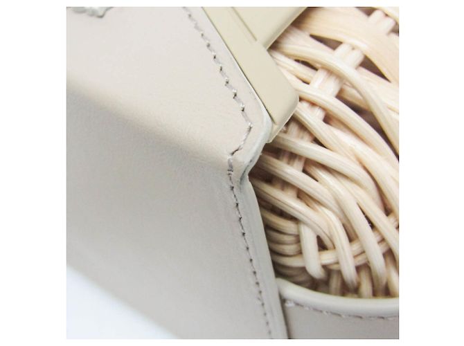 Borsa cesta Sahara Christian Dior Beige - vista 5