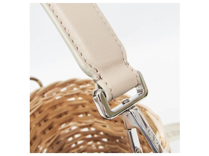 Borsa cesta Sahara Christian Dior Beige - vista 7