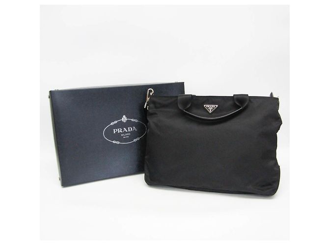 Prada TESSUTO Nylon Tote Bag Schwarz - Ansicht 2