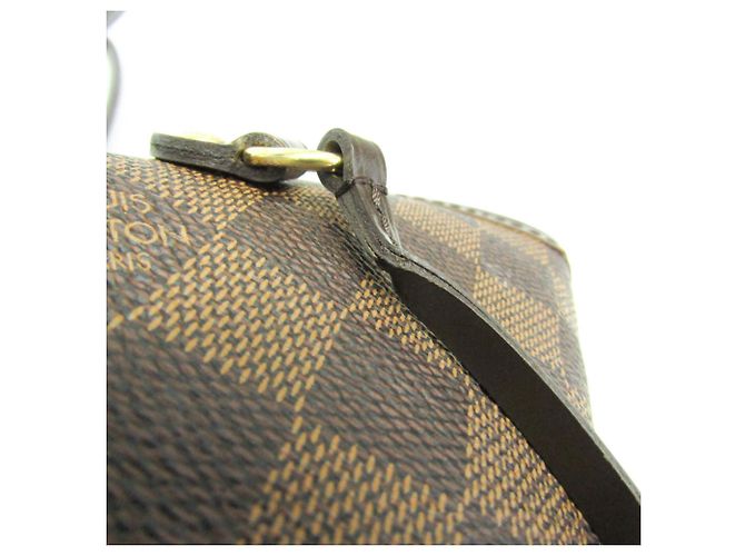 Borsa Tote Louis Vuitton Damier Neverfull MM Marrone - vista 12