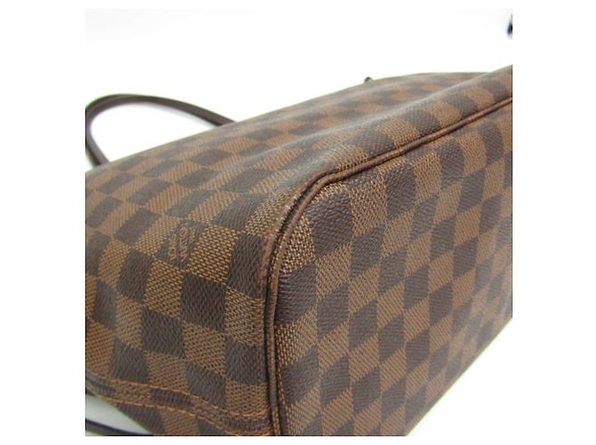 Borsa Tote Louis Vuitton Damier Neverfull MM Marrone - vista 6