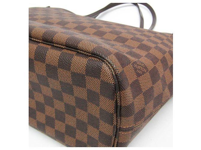 Borsa Tote Louis Vuitton Damier Neverfull MM Marrone - vista 4