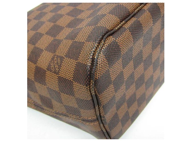 Borsa Tote Louis Vuitton Damier Neverfull MM Marrone - vista 5