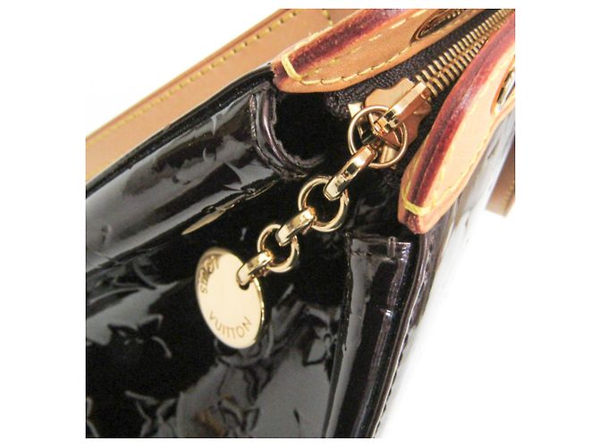 Borsa Louis Vuitton Monogram Vernis Blair MM M91619 Bordò - vista 15