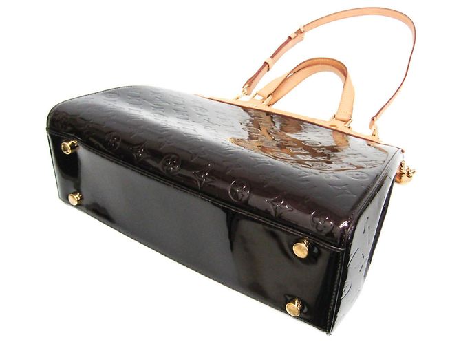 Borsa Louis Vuitton Monogram Vernis Blair MM M91619 Bordò - vista 2
