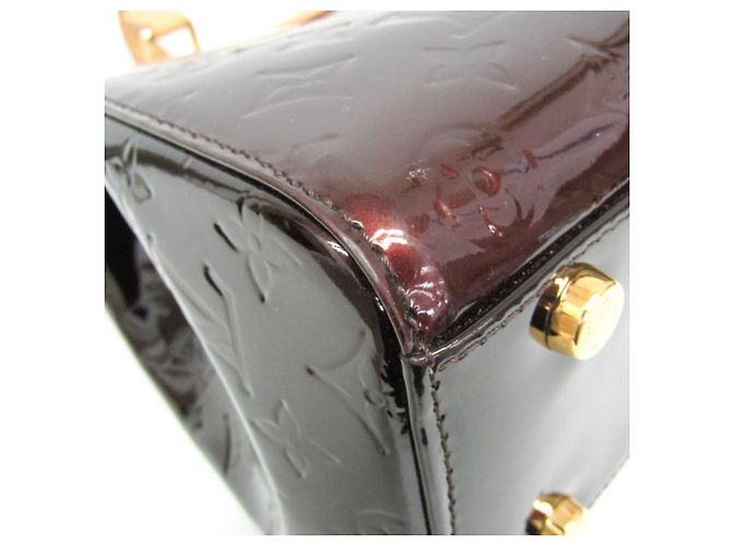 Borsa Louis Vuitton Monogram Vernis Blair MM M91619 Bordò - vista 5