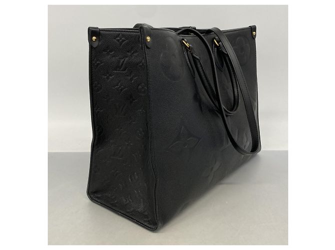 Borsa Tote Louis Vuitton Monogram Empreinte OnTheGo GM Nero - vista 2