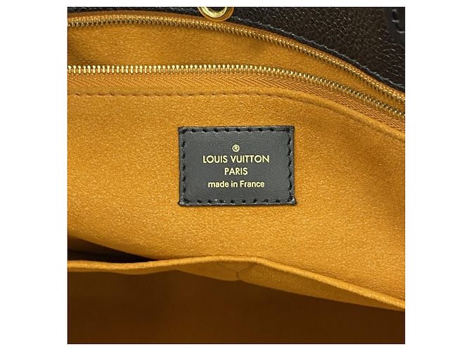 Borsa Tote Louis Vuitton Monogram Empreinte OnTheGo GM Nero - vista 5