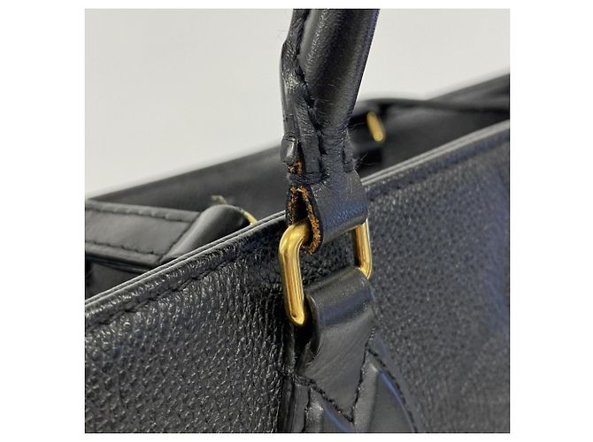 Borsa Tote Louis Vuitton Monogram Empreinte OnTheGo GM Nero - vista 8