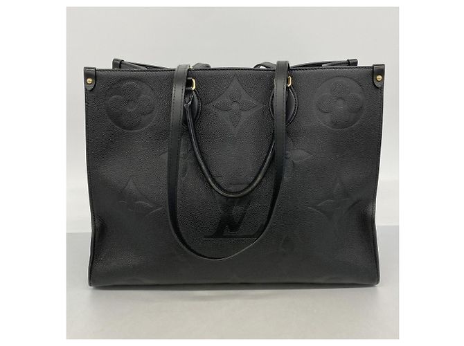 Borsa Tote Louis Vuitton Monogram Empreinte OnTheGo GM Nero - vista 9