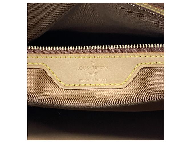 Borsa Tote Louis Vuitton Monogram Cabas Mezzo Marrone - vista 5