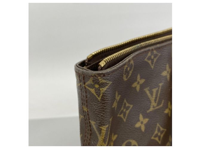 Borsa Tote Louis Vuitton Monogram Cabas Mezzo Marrone - vista 7