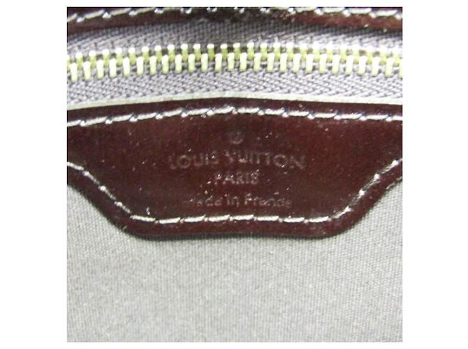 Borsa Louis Vuitton Monogram Vernis Wilshire PM Bordò - vista 15