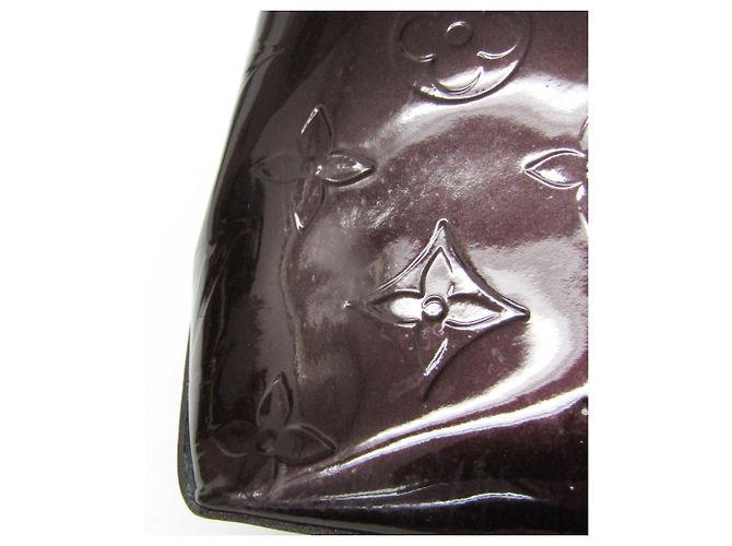 Borsa Louis Vuitton Monogram Vernis Wilshire PM Bordò - vista 9