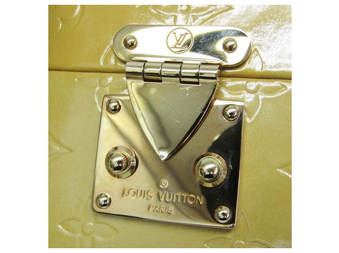 Borsa a mano/Beauty case Louis Vuitton Vernis Bleecker M91002 Giallo - vista 10