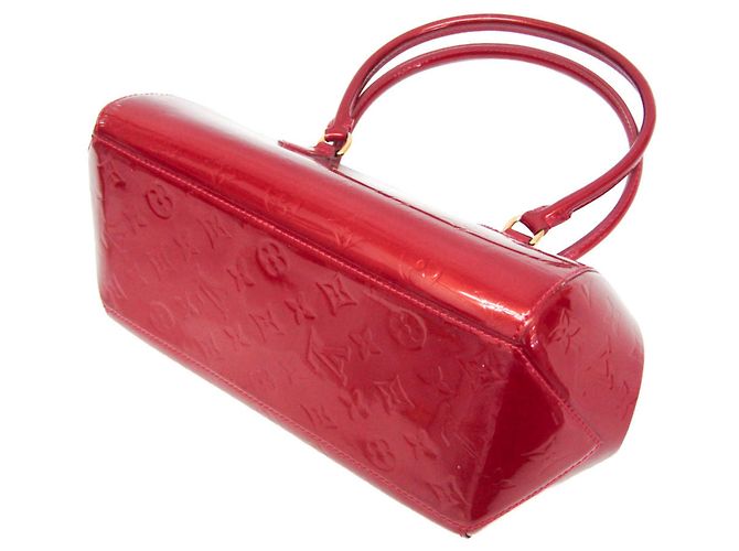 Borsa a Spalla Louis Vuitton Vernis Sherwood PM Rosso - vista 2