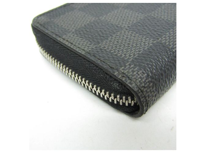 Portafoglio Zippy Damier Graphite Louis Vuitton Nero - vista 4