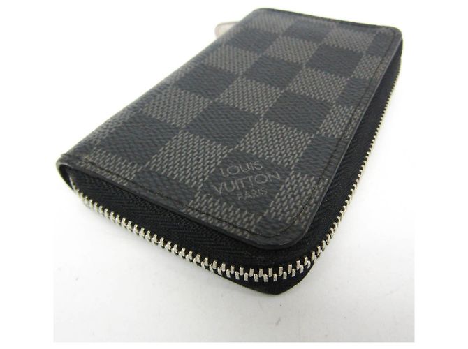 Portafoglio Zippy Damier Graphite Louis Vuitton Nero - vista 6