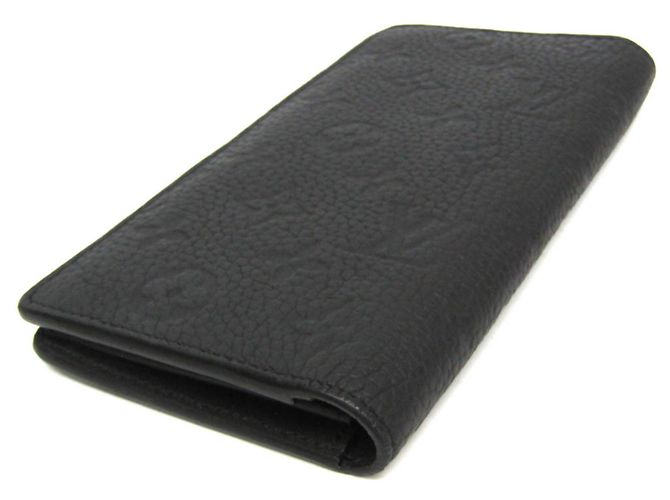 Louis Vuitton Monogram Shadow Brazza Wallet Black - view 2