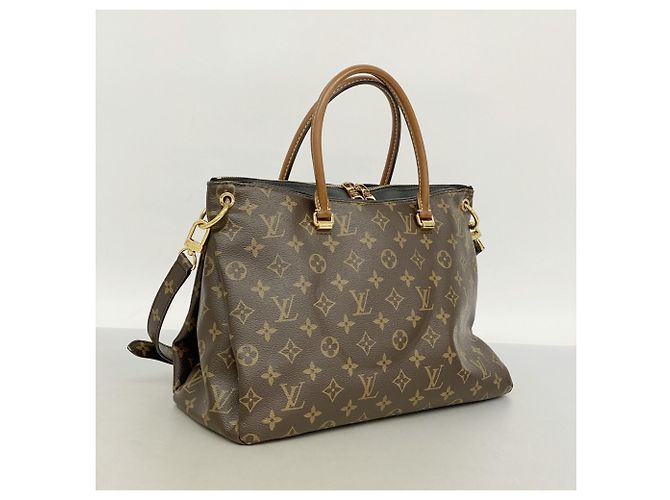 Borsa Louis Vuitton Monogram Pallas Nero - vista 2