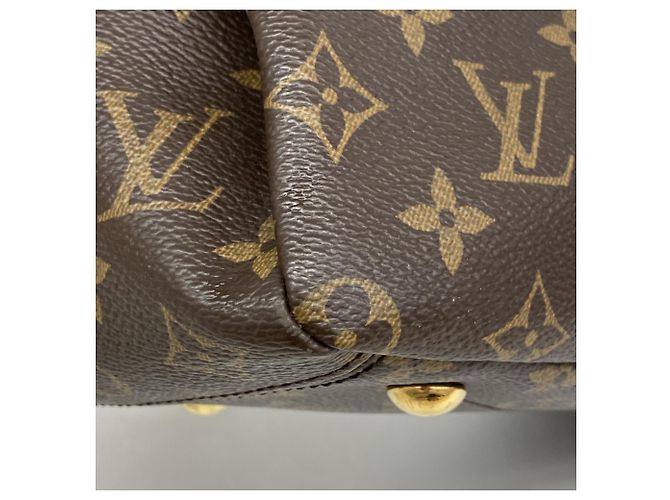 Borsa Louis Vuitton Monogram Pallas Nero - vista 6