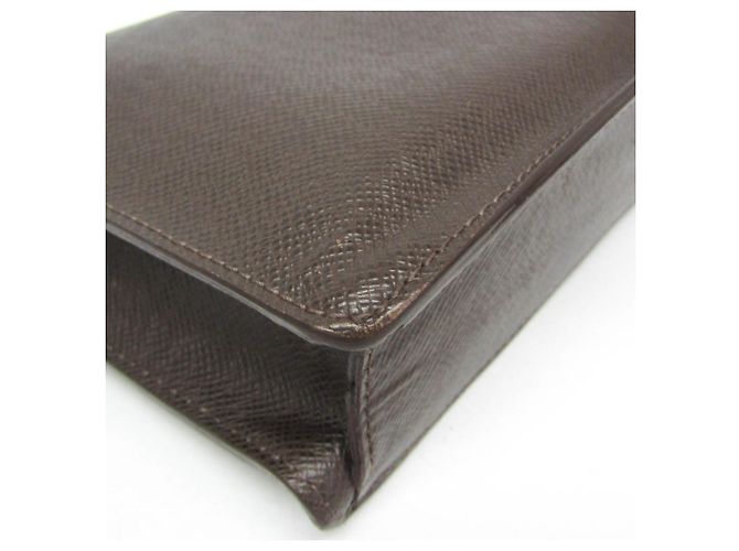 Clutch da uomo Louis Vuitton Taiga Veraia Marrone - vista 4