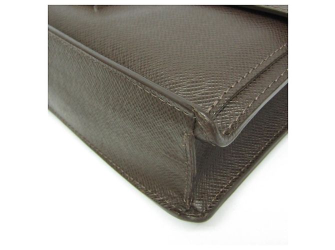 Clutch da uomo Louis Vuitton Taiga Veraia Marrone - vista 5
