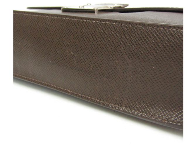 Clutch da uomo Louis Vuitton Taiga Veraia Marrone - vista 7