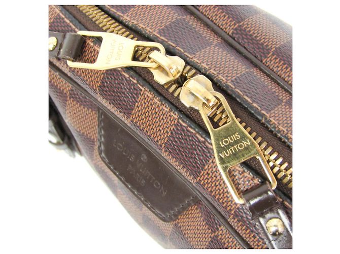Borsa a tracolla Louis Vuitton Damier Rivington PM Damier ebene - vista 11