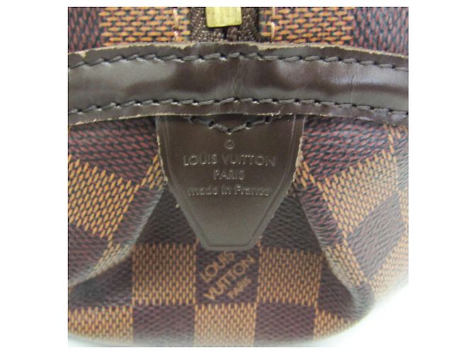 Borsa a tracolla Louis Vuitton Damier Rivington PM Damier ebene - vista 17