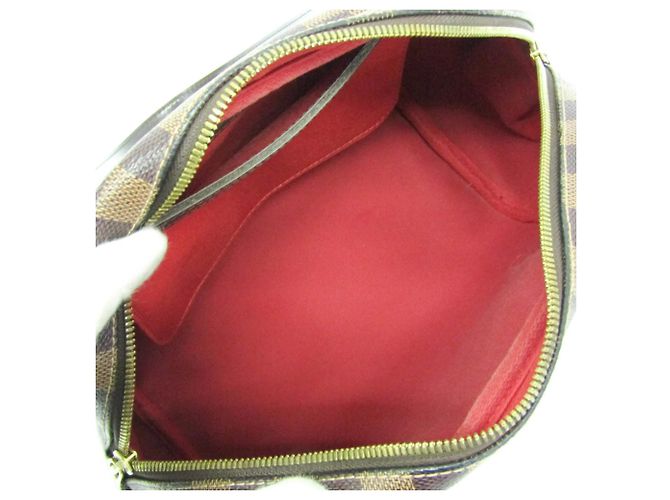 Borsa a tracolla Louis Vuitton Damier Rivington PM Damier ebene - vista 3