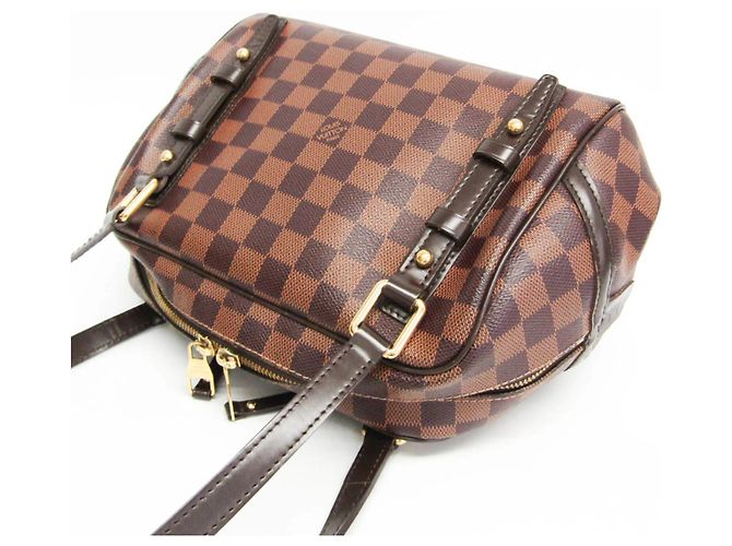 Borsa a tracolla Louis Vuitton Damier Rivington PM Damier ebene - vista 9