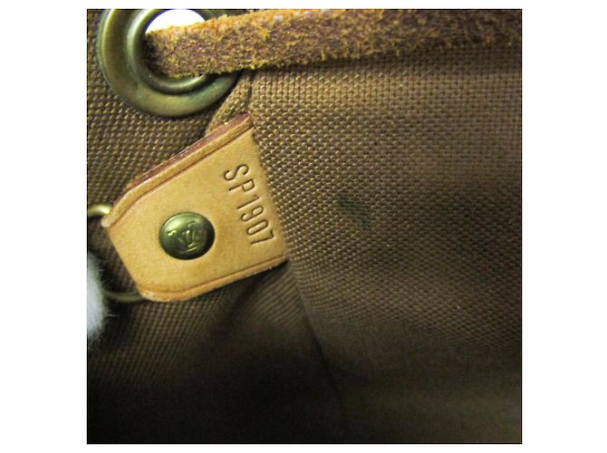 Zaino Louis Vuitton Monogram Mini Monsuri M51137 da donna Marrone - vista 13