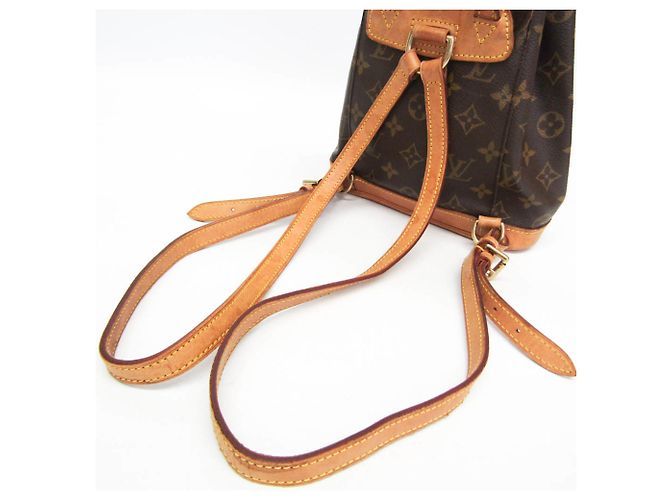 Zaino Louis Vuitton Monogram Mini Monsuri M51137 da donna Marrone - vista 6