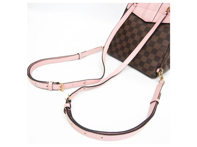 Zaino Louis Vuitton Damier Clapton Marrone Rosa - vista 10