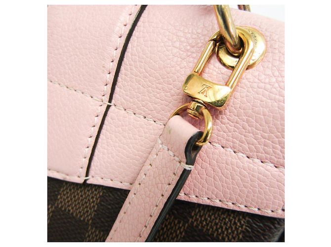 Zaino Louis Vuitton Damier Clapton Marrone Rosa - vista 11