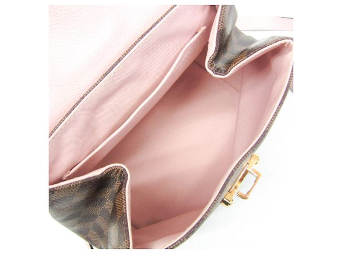 Zaino Louis Vuitton Damier Clapton Marrone Rosa - vista 3