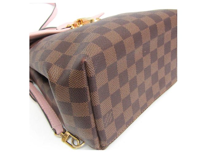 Zaino Louis Vuitton Damier Clapton Marrone Rosa - vista 5