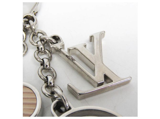 Portachiavi Louis Vuitton Epi Bag Charm Limmy M67935 Argento Beige - vista 5