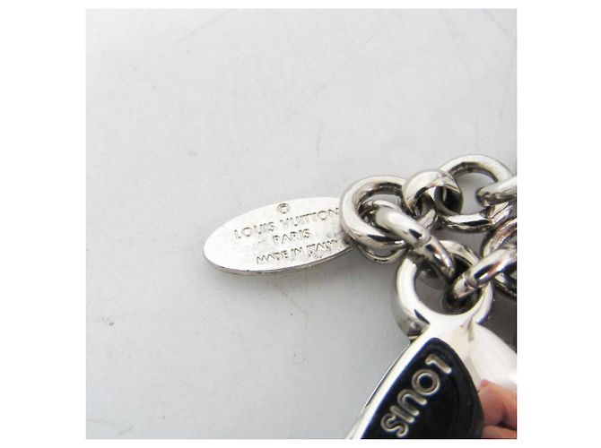 Portachiavi Louis Vuitton Epi Bag Charm Limmy M67935 Argento Beige - vista 8