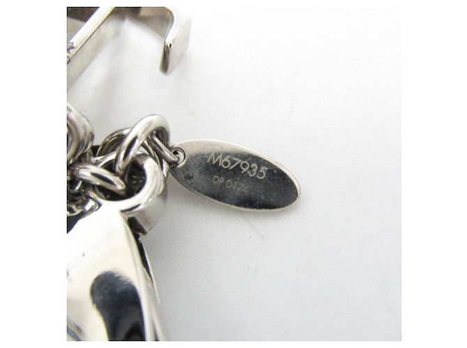 Portachiavi Louis Vuitton Epi Bag Charm Limmy M67935 Argento Beige - vista 9
