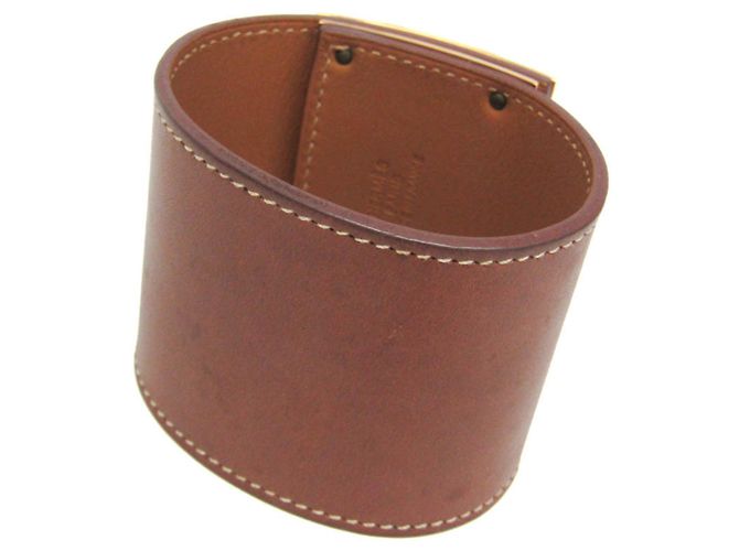 Hermès Bracciale Hermes Kelly Dog Extreme Marrone - vista 2