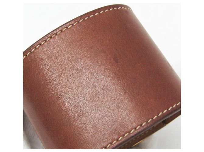 Hermès Bracciale Hermes Kelly Dog Extreme Marrone - vista 6