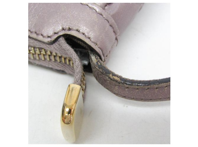 Borsa a tracolla in pelle Gucci Guccissima viola chiaro Porpora - vista 10