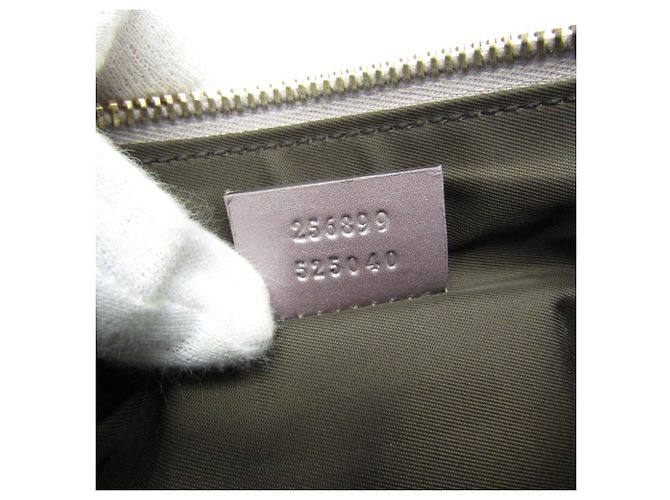 Borsa a tracolla in pelle Gucci Guccissima viola chiaro Porpora - vista 14