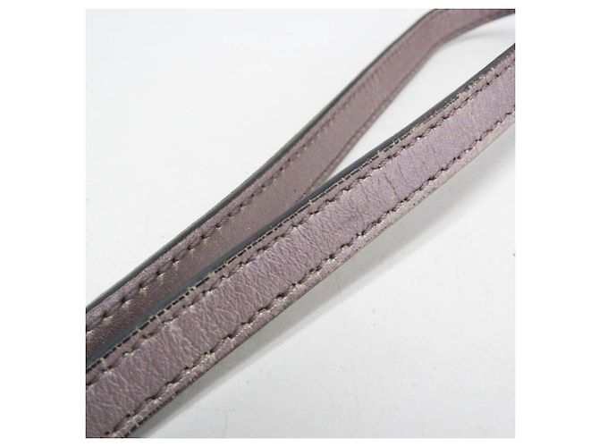 Borsa a tracolla in pelle Gucci Guccissima viola chiaro Porpora - vista 8