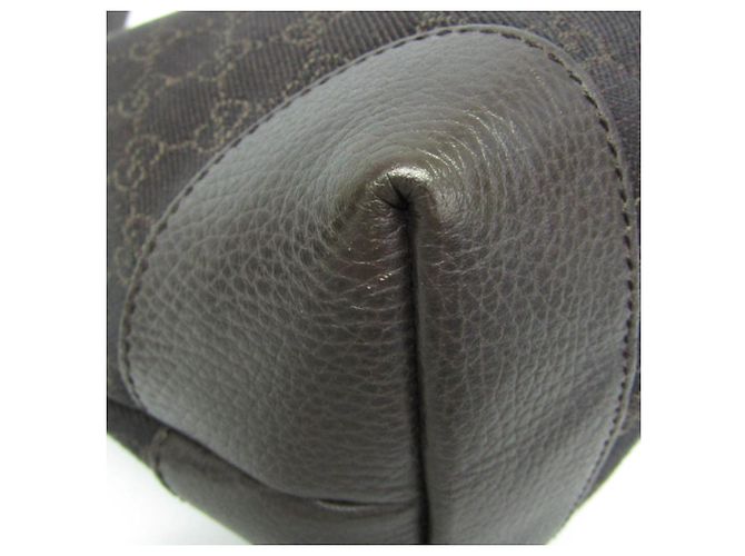 Borsa Tote Gucci GG Canvas Marrone scuro - vista 4