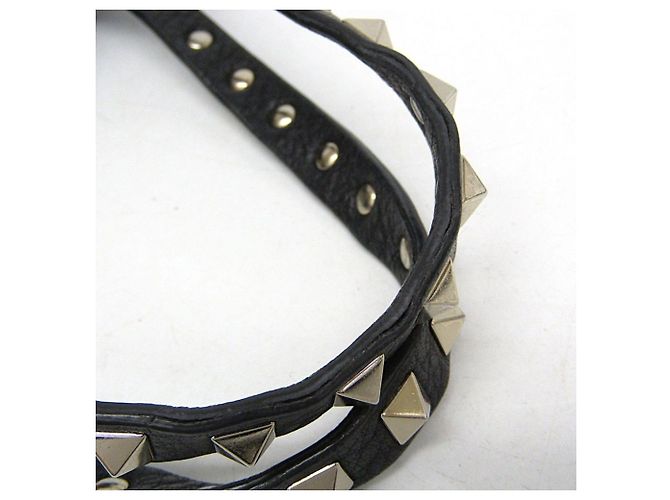Piccola borsa Valentino Garavani Lock Studs Nero - vista 13