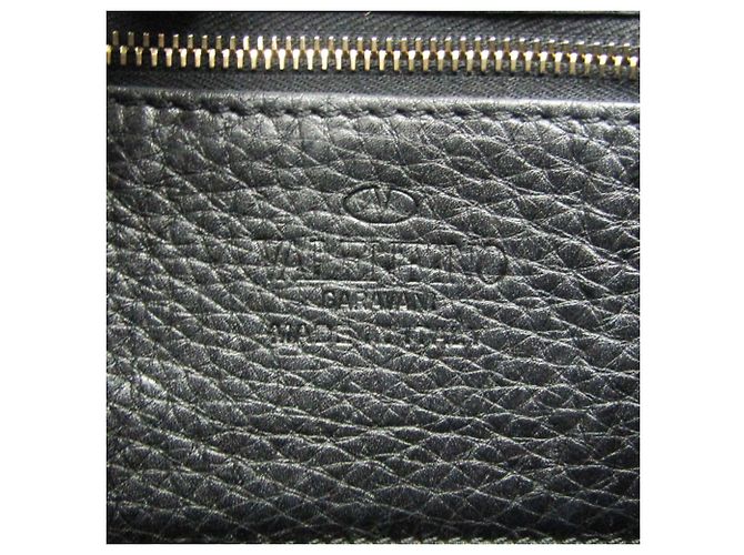 Piccola borsa Valentino Garavani Lock Studs Nero - vista 15