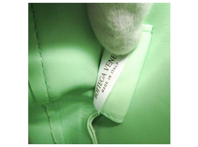 Borsa a tracolla con catena Mount Small Bottega Veneta Verde - vista 14